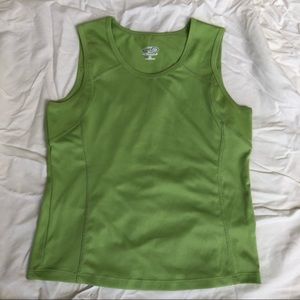 Lime green athletic tank sz S
